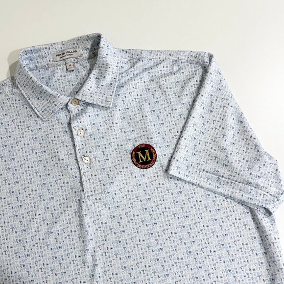 Peter Millar Other - Peter Millar Lil' Friday Performance Golf Jersey Polo 'The M Invitational' Med.